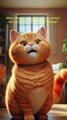 Orange Cat & Hamster's Funny Chat #shorts #catlover