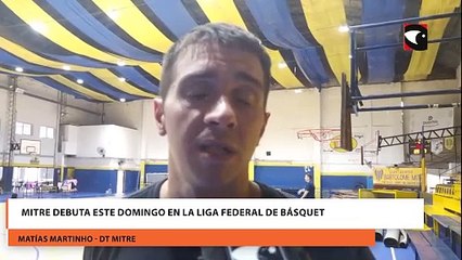 Mitre debuta este domingo en la Liga Federal de Básquet
