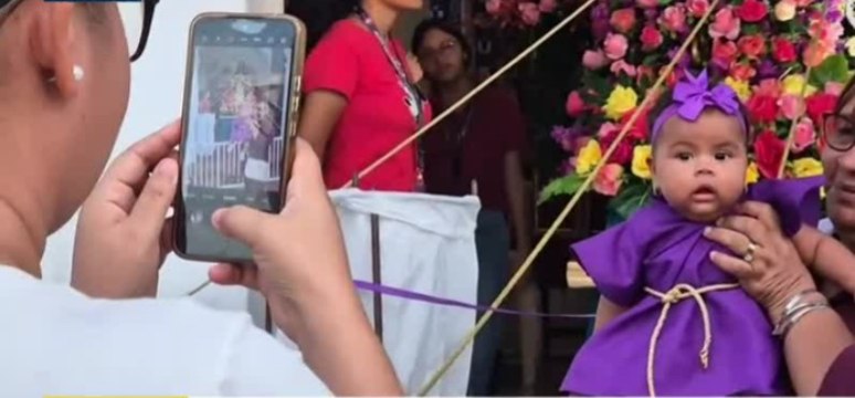 Devotos agradecen a Jesús Nazareno de Atalaya