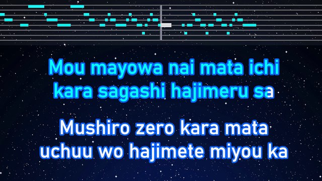 Karaoke♬ Zenzenzense - RADWIMPS 【No Guide Melody】 Instrumental, Lyric Romanized Kimi no Na wa