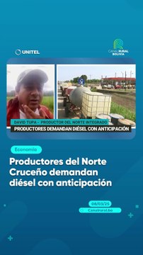 Productores del Norte Cruceño demandan diésel con anticipación