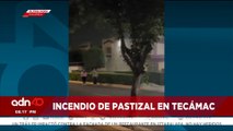 🚨¡Última Hora! Fuerte incendio de pastizal cerca del fraccionamiento Villa del Real, en Tecámac