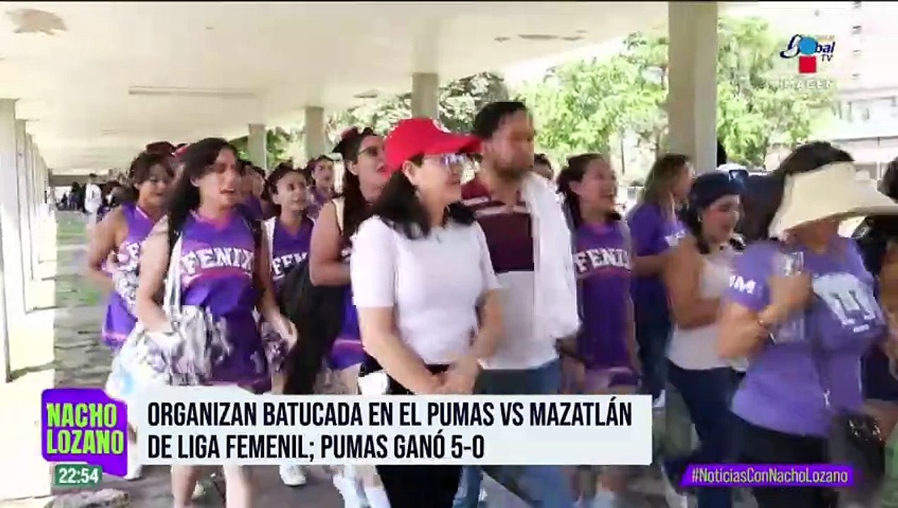 CU se pintó de morado durante el partido de Pumas Femenil contra Mazatlán