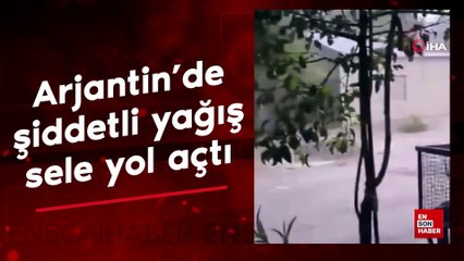 Arjantin'de şiddetli yağış sele yol açtı