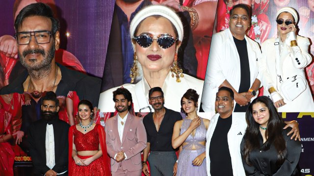 Ajay Devgn और Rekha ने मास्टर Ganesh Acharya की फिल्म Pintu Ki Pappi के म्यूजिकल पार्टी में लगाया चार चांद