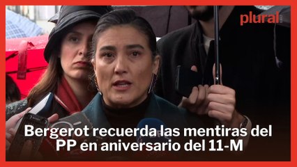 Más Madrid denuncia las mentiras del PP sobre el 11-M en su 23 aniversario