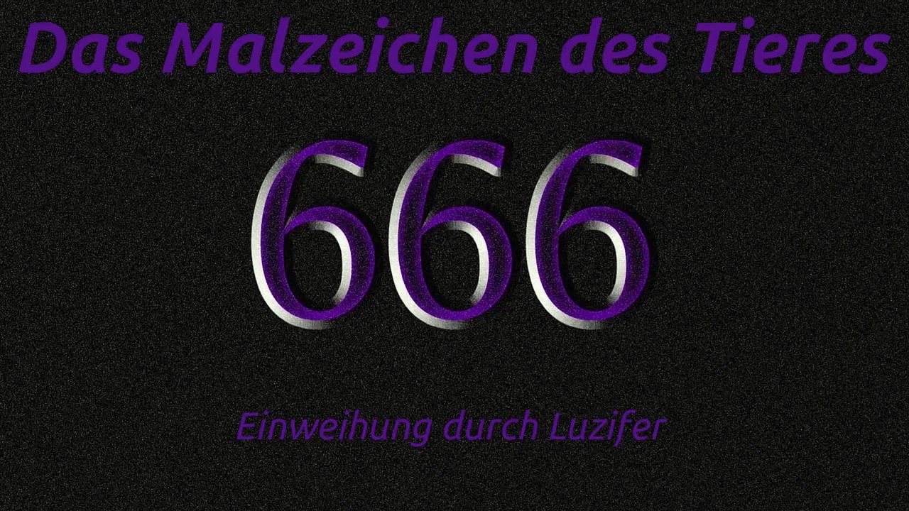 Das Malzeichen des Tieres - Einweihung durch Luzifer