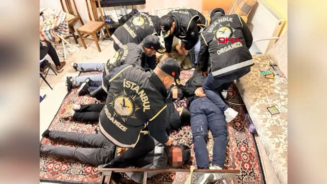 İstanbul'da 12 ilçede organize suç örgütü operasyonu: Kalem görünümlü silah, uzun namlulu tüfek, tabanca