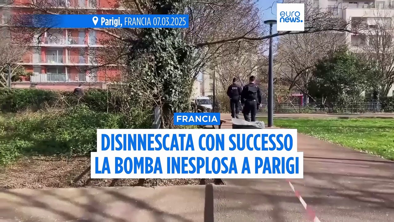 Bomba inesplosa della Seconda Guerra Mondiale a Parigi: treni fermi per ore