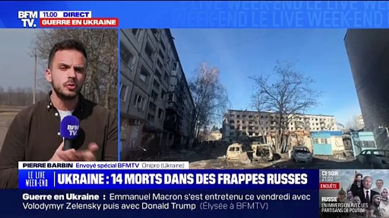 Ukraine: les frappes russes ont visé des bâtiments résidentiels