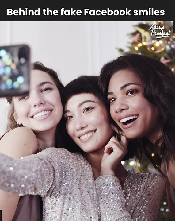 Behind the Facebook smiles || Acharya Prashant