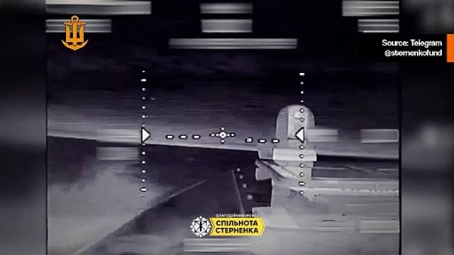 動画: ウクライナの海上ドローンがロシアの防空システムを攻撃
