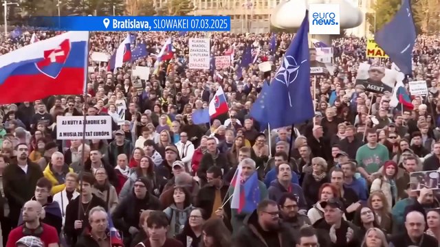 Weitere Demonstrationen gegen Ministerpräsident Fico in der Slowakei