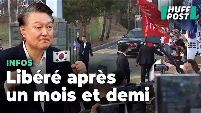 Le président sud-coréen destitué libéré de prison face à des partisans en liesse