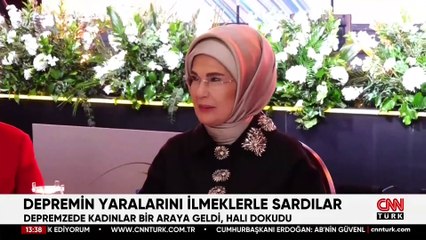 Emine Erdoğan'dan hayata bağlayan ilmek: Pazırık Halısı depremzedeler için satıldı