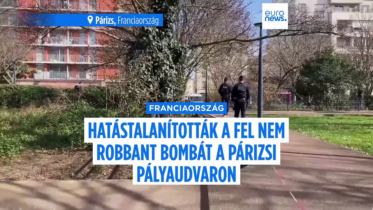 Hatástalanították a fel nem robbant második világháborús bombát az egyik legforgalmasabb párizsi pályaudvaron