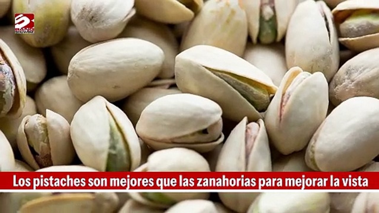 Los pistaches son mejores que las zanahorias para mejorar la vista