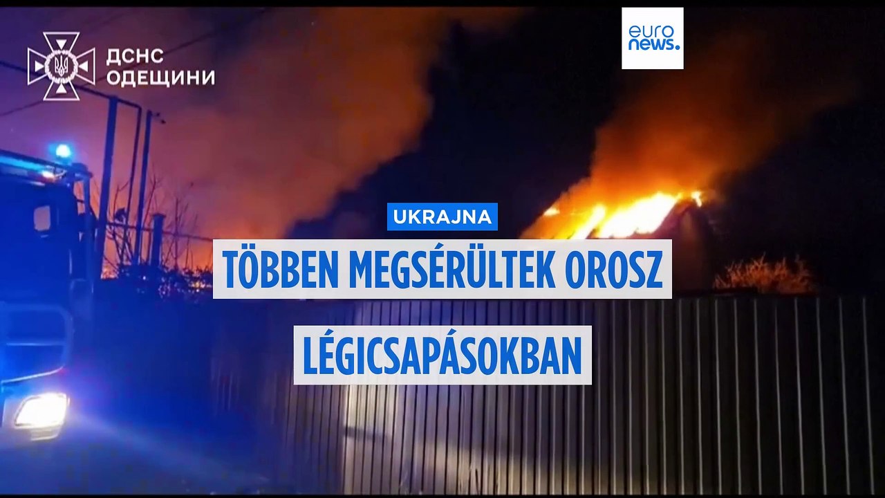 Többen megsérültek orosz légicsapásokban Ukrajnában