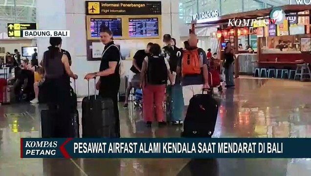 Pesawat Airfast Alami Kendala Teknis di Bandara Ngurah Rai, Tujuh Penumpang Dievakuasi