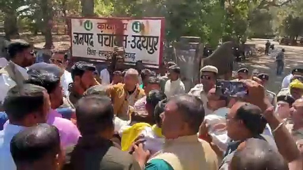 जनपद पंचायत अध्यक्ष-उपाध्यक्ष चुनाव में हंगामा