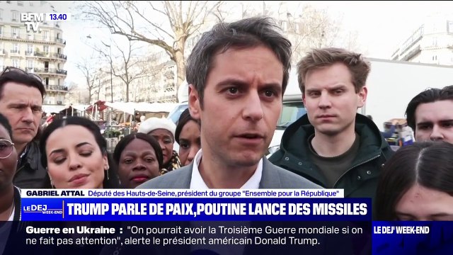 Un allié, ce n'est pas quelqu'un qui vous tient en laisse , estime Gabriel Attal à propos de Donald Trump