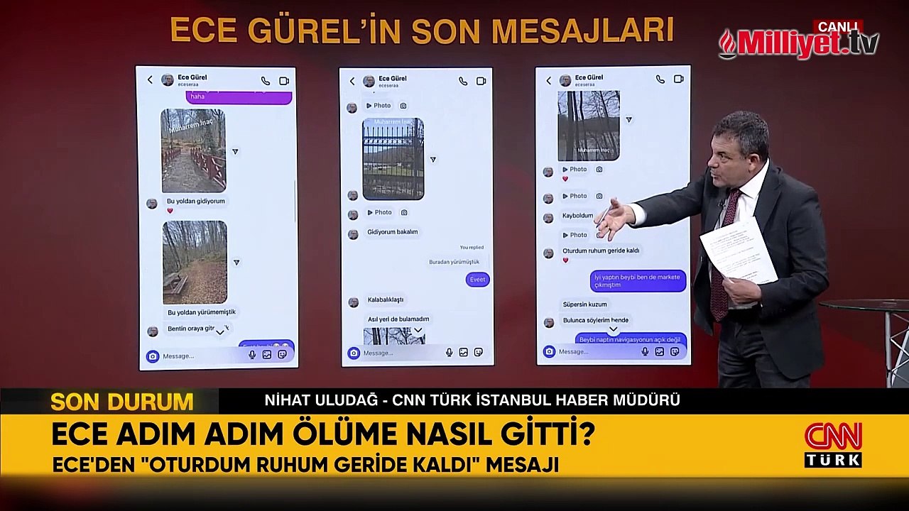 Ece Gürel'in arkadaşına gönderdiği son fotoğraflar! Ayine mi gitti?