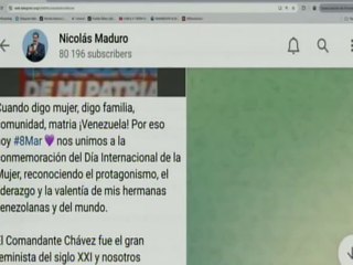 Presidente Nicolás Maduro: Nuestra revolución es feminista y socialista