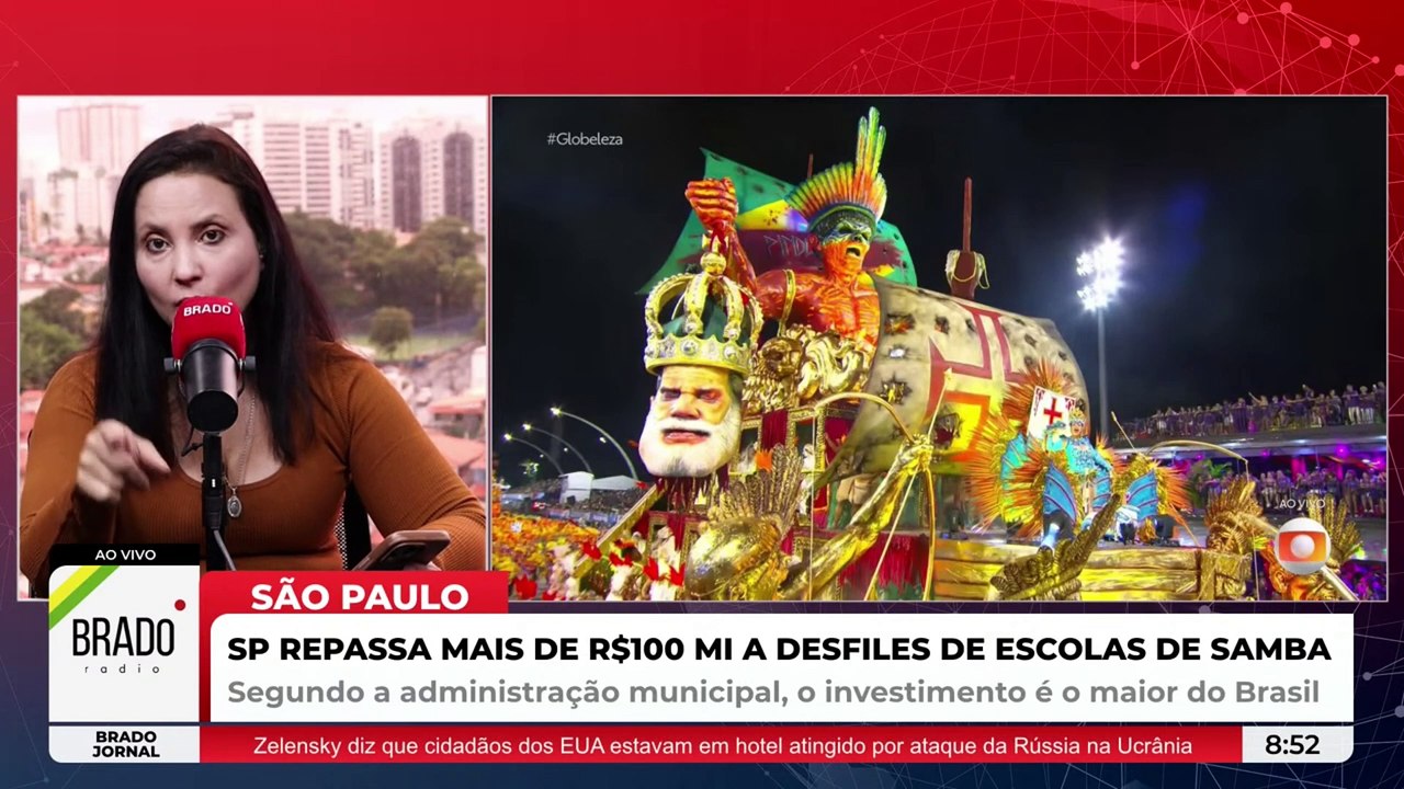 CARNAVAL: PREFEITURA DE SP INVESTIU R$ 100 MILHÕES EM DESFILES DE ESCOLAS DE SAMBA