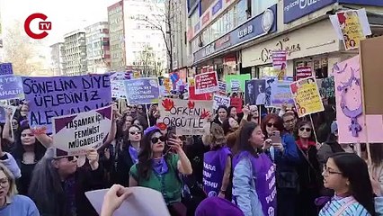 Ankara'da 8 Mart eylemine polis engeli