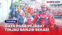 Dari Helikopter ke TikTok: Gaya Para Pejabat Tinjau Banjir Bekasi Jadi Sorotan Warganet