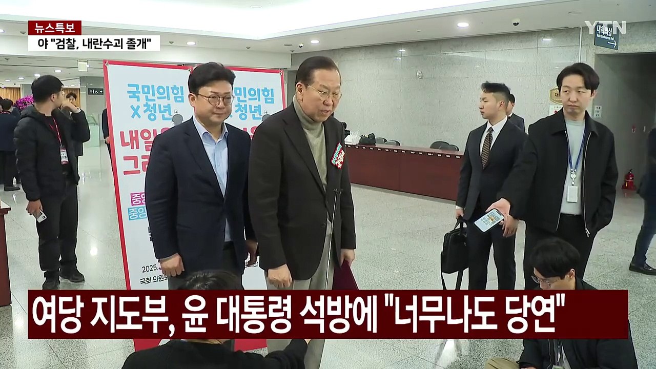 여당 "늦었지만 석방 환영...헌재 평의 원점 검토해야" / YTN