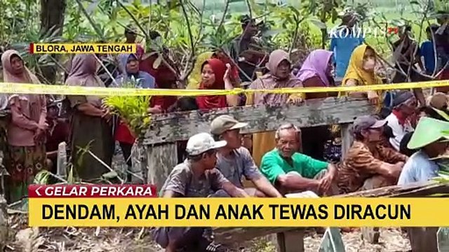 Sadis! Ayah dan Anak di Blora Tewas Diracun, Pelaku Ternyata Adik Ipar Korban