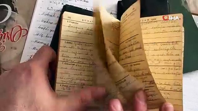 İlçenin hafızası oldu! 72 yıldır günlük tutuyor!