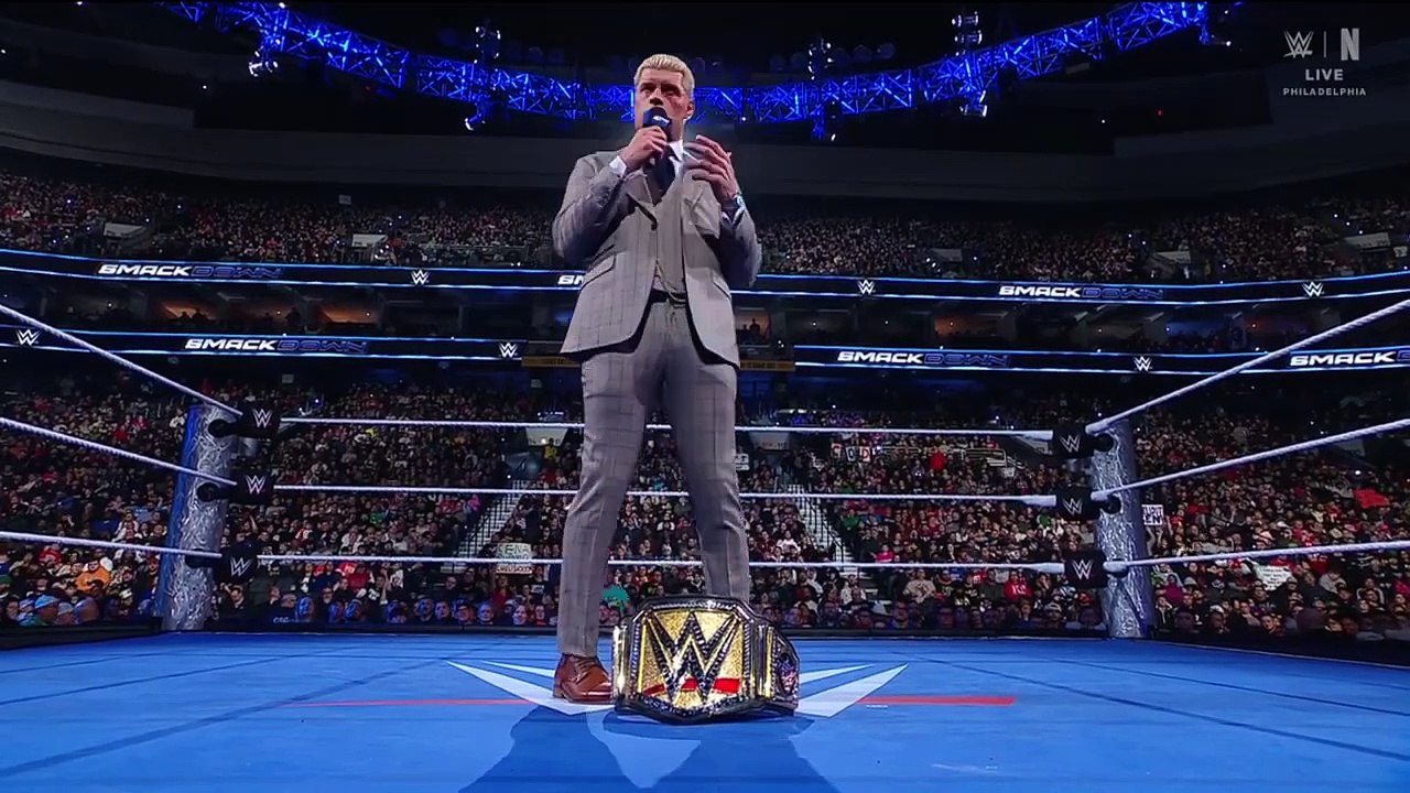 Cody Rhodes confronts John Cena and The Rock - WWE SmackDown 3/7/2025