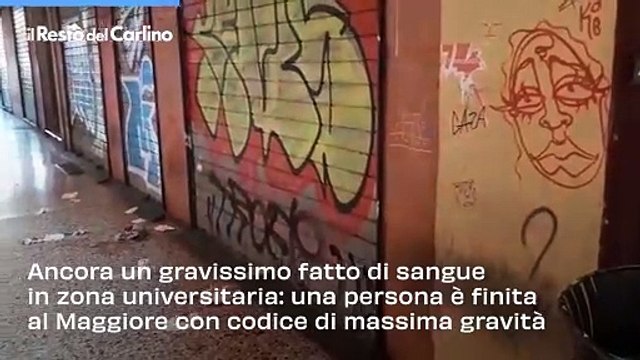 Accoltellamento in via Petroni a Bologna: il video