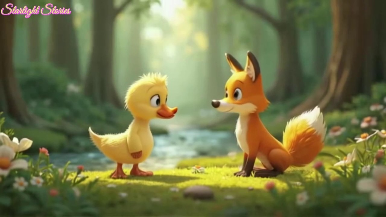 Clever Fox and the Brave Baby Duck | Story for Kids in Urdu & Hindi | Moral Bedtime Stories