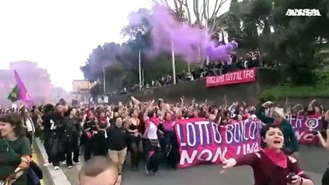 Giornata internazionale della donna, Non una di meno: A Roma siamo oltre 20mila