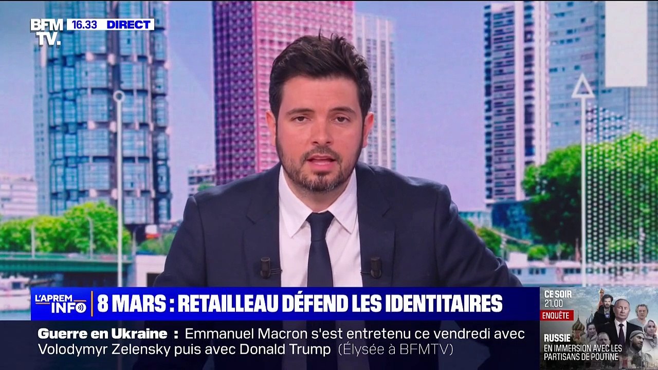 8-Mars: Bruno Retailleau défend le collectif "féministe" identitaire Némésis