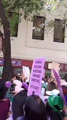 Influencers 6 de copas en Marcha 8M CDMX