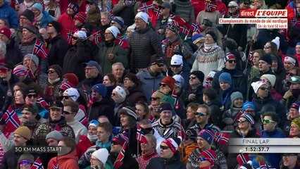 Le replay du 50km messieurs de Trondheim - Ski de fond - Championnat du monde