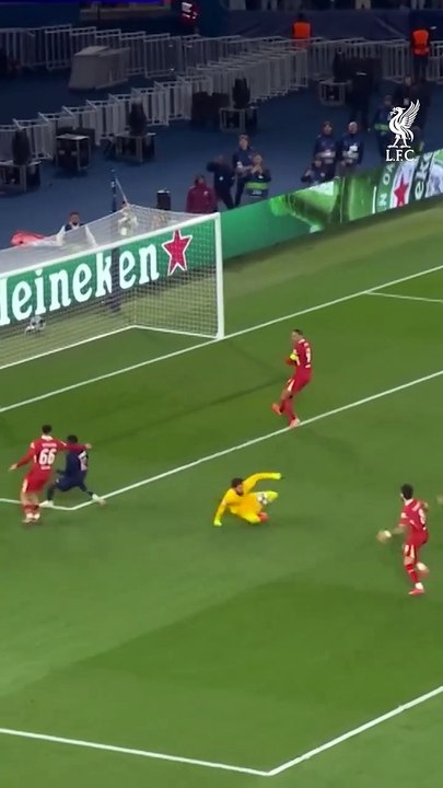 Alisson Becker vs PSG 🔥 INSANE Saves! 🤯⚽ #Shorts