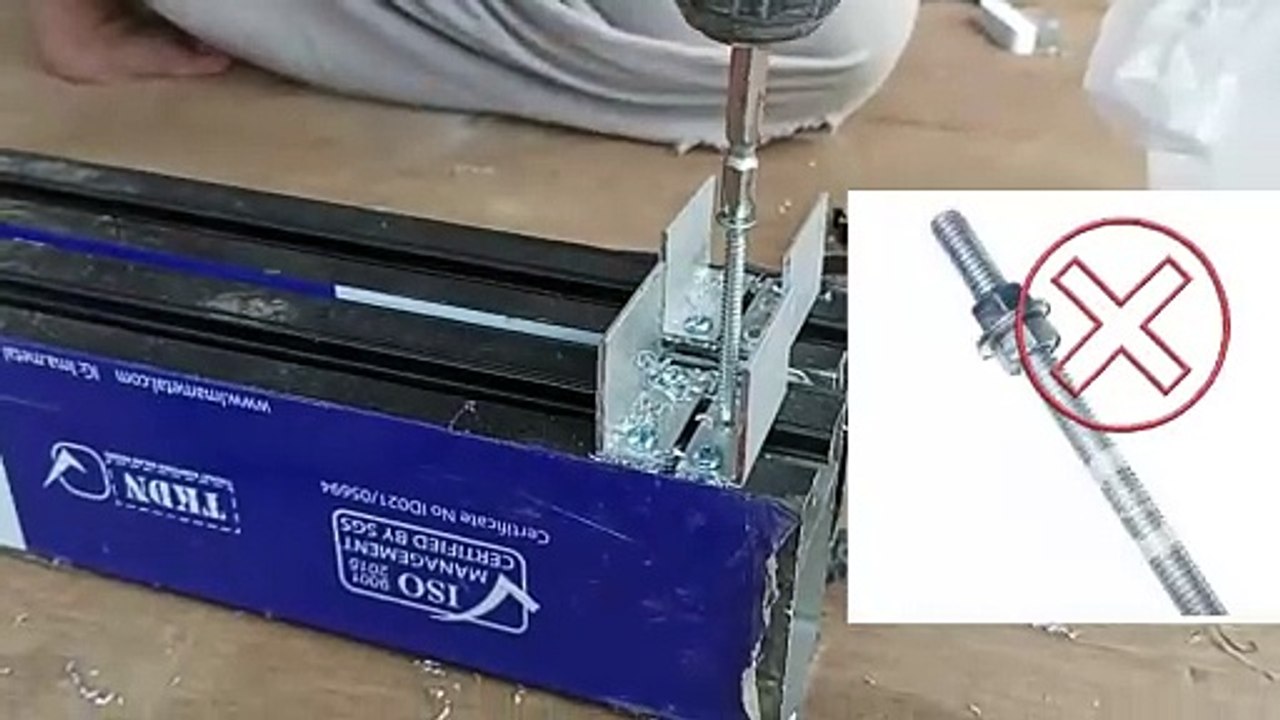 How to Install an Aluminum Door Spigot Without a Tie Rod