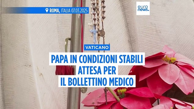 Vaticano: lieve miglioramento per Papa Francesco, prognosi rimane riservata