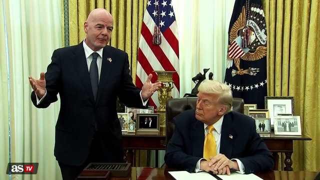 Trump hails 'the biggest' World Cup in Oval Office meeting with FIFA's Infantino