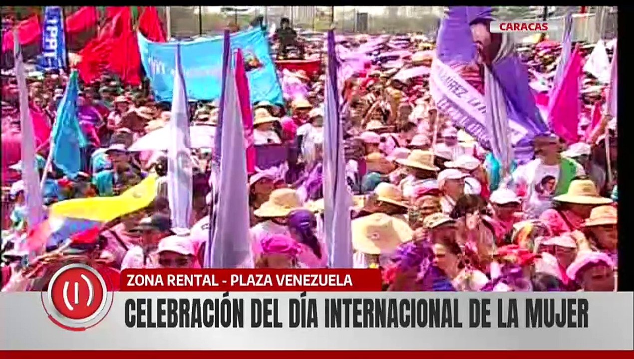 Caracas | Autoridades nacionales conmemoran el día de la mujer junto a las féminas de Venezuela