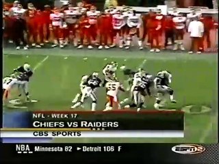 NFL 2002 - Chiefs  @  Raiders - Week 17