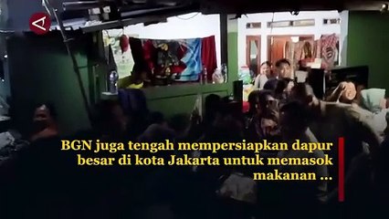 Momen Prabowo telepon Kepala BGN saat tinjau banjir di Bekasi