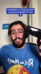 Changer la couleur des LED de la manette de ps4