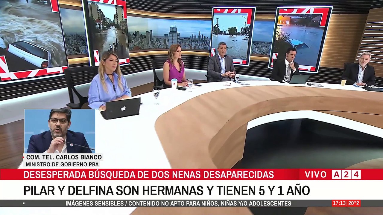 📢TRAGEDIA EN BAHÍA BLANCA:  BUSCAN A DOS HERMANITAS DE 1 Y 5 AÑOS