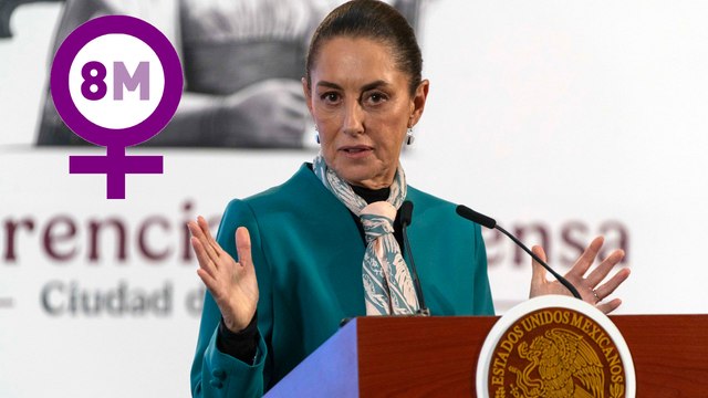Claudia Sheinbaum anuncia 10 acciones en favor de la mujeres durante el 8M